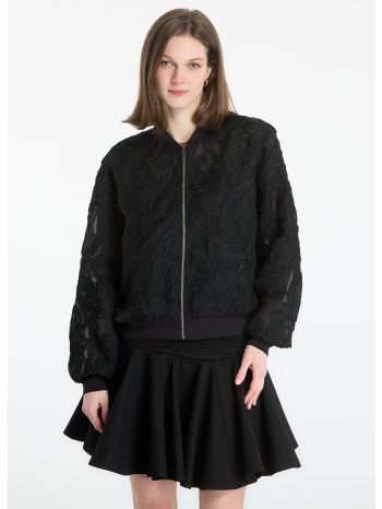 μπουφάν allsaints jade embellished bomber black 10