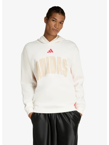 φούτερ adidas stadium graphic hoodie off white/ pure ruby xl