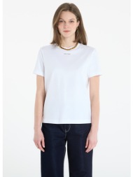 t-shirt calvin klein ss 20s classic logo tee bright white m
