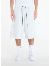σορτς nike tech men`s fleece oversized fit shorts off white/ black xxl