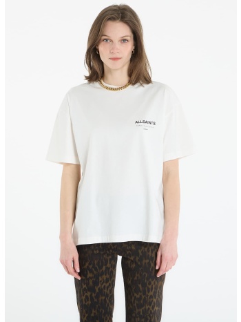 t-shirt allsaints underground etta tee ashen white s