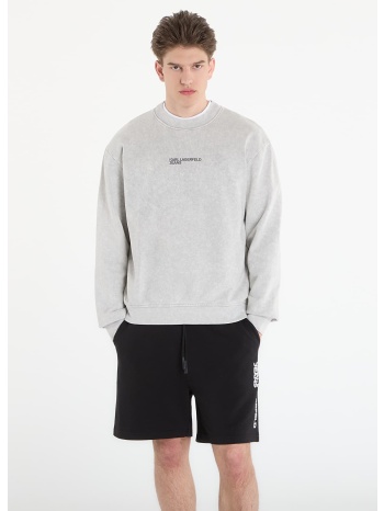 φούτερ karl lagerfeld jeans reg washed sweat micro chip l