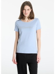 t-shirt ea7 emporio armani train logo t-shirt zen blue l