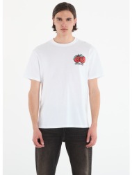t-shirt allsaints mutual ss crew t-shirt ashen white m