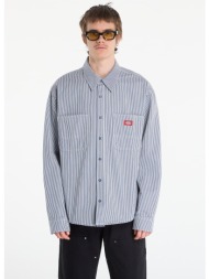 πουκάμισο dickies hickory work shirt ls retro indigo s