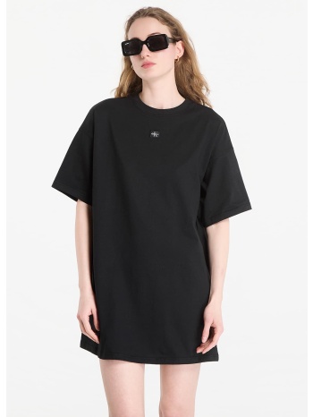 φόρεμα calvin klein jeans ss woven label oversized tee