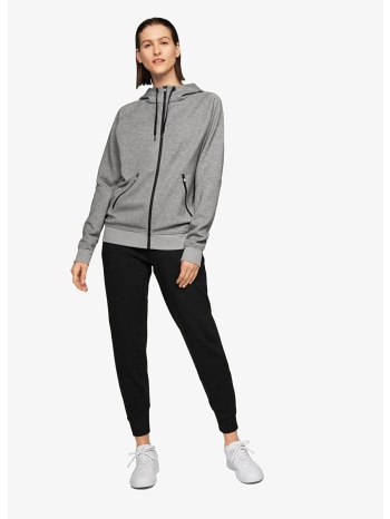 φούτερ on zipped hoodie grey s