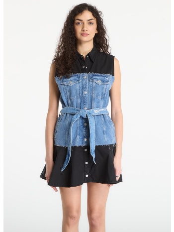 φόρεμα karl lagerfeld jeans mixed material dress washed σε προσφορά