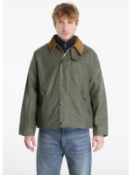 μπουφάν barbour transport wax jacket light moss 44