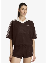 t-shirt adidas knitted crochet polo aurora coffee xl