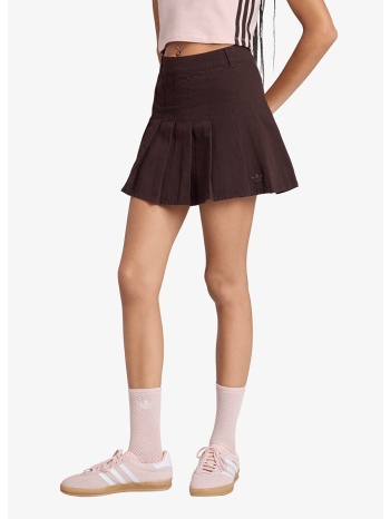 φούστα adidas twill pleated skirt aurora coffee 14