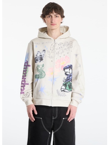 φούτερ ripndip goosebumps zip hoodie bone l