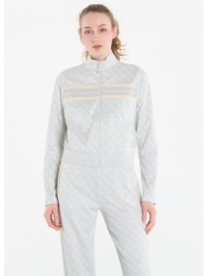 φούτερ guess 4g jacquard full zip sweatshirt elegant jacquard m