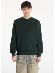 φούτερ fred perry crew neck sweatshirt grsrts/ stkbl/ oxb m