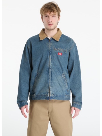 μπουφάν dickies denim painter jacket khaki tinted blue l