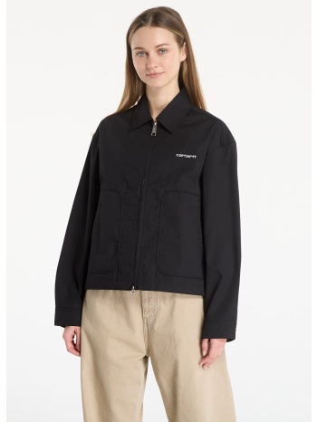 μπουφάν carhartt wip w` postal jacket black/ wax l