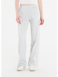 φόρμα guess 4g jacquard straight leg pants elegant jacquard l