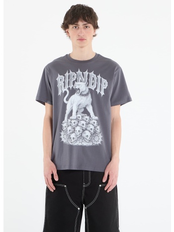 t-shirt ripndip wasteland tee charcoal xl