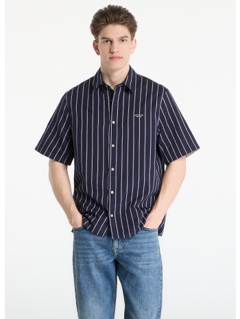 πουκάμισο guess jeans ss yarn dyed crinkle shirt smart σε προσφορά