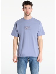 t-shirt vans blocked box loose ss tee glacial slate xl