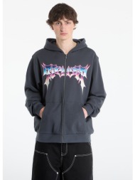 φούτερ ripndip noid zip hoodie charcoal wash s