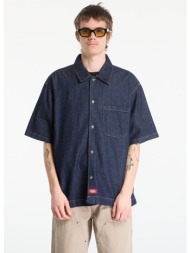 πουκάμισο dickies denim shirt ss rinsed xl