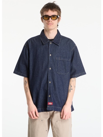 πουκάμισο dickies denim shirt ss rinsed xl σε προσφορά