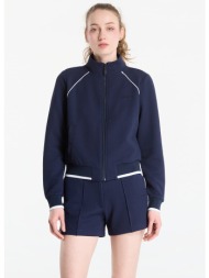 φούτερ guess sarah pique hn full zip jacket daring ocean s