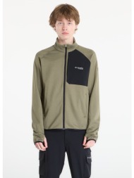 φούτερ columbia triple canyon™ ii functional grid fleece jacket stone green heather/ black l