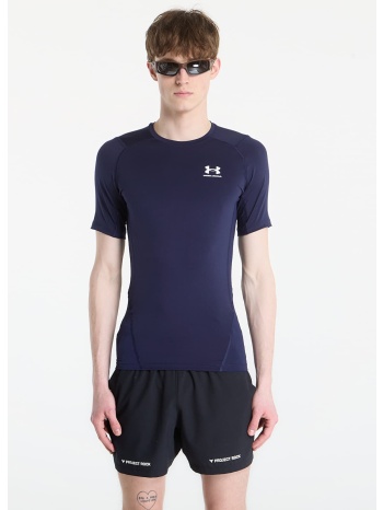 t-shirt under armour hg armour comp ss midnight navy/ white σε προσφορά