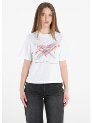 t-shirt allsaints heartache lisa tee white l