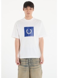 t-shirt fred perry box graphic t-shirt snow white s