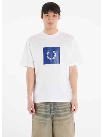 t-shirt fred perry box graphic t-shirt snow white s