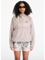 μπουφάν adidas terrex xploric clima365 printed wind anorak wonder alumina/ wonder taupe/ trace brown