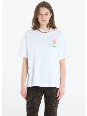 t-shirt allsaints crayo etta tee ashen white l σε προσφορά