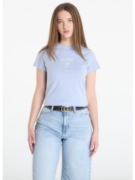 t-shirt guess colette ss tee peaceful blue l