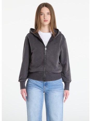 φούτερ guess jeans hooded california sweatshirt jet black σε προσφορά