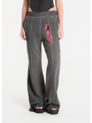 παντελόνια diesel p-anta trousers grigio melange xs