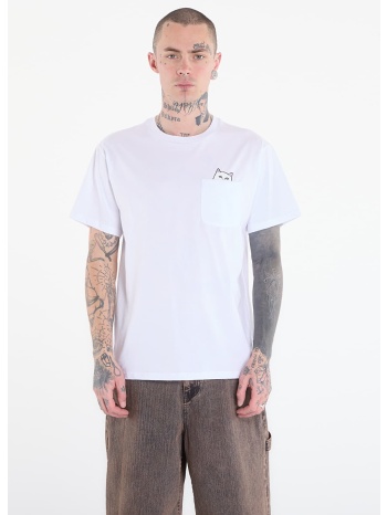 t-shirt ripndip lord nermal s/s pocket tee white s