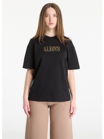 t-shirt allsaints cora etta tee black l σε προσφορά