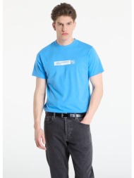 t-shirt karl lagerfeld jeans slim graphic tee azure blue m