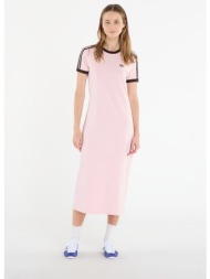 φόρεμα adidas 3 stripes dress (slim) sandy pink/ aurora coffee l