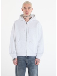 φούτερ carhartt wip hooded wip label sweat jacket unisex ash heather l