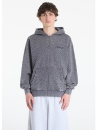 φούτερ ripndip ripngems zip up hoodie charcoal wash xl