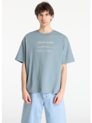 t-shirt calvin klein jeans 16s april graphic se tee gray s