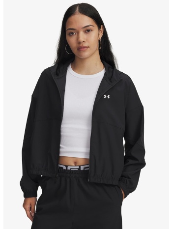 μπουφάν under armour rival woven jkt hd black m σε προσφορά