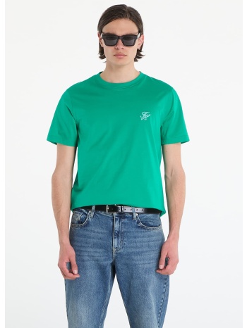 t-shirt tommy hilfiger script monogram swimshop tee jade σε προσφορά
