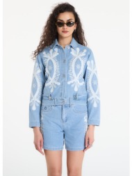 μπουφάν desigual chaq border coat blue s