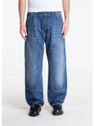 τζιν carhartt wip og double knee pant blue xxl