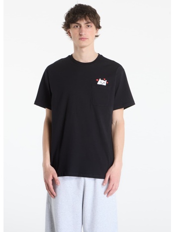 t-shirt ripndip nermal loves pocket tee black wash l